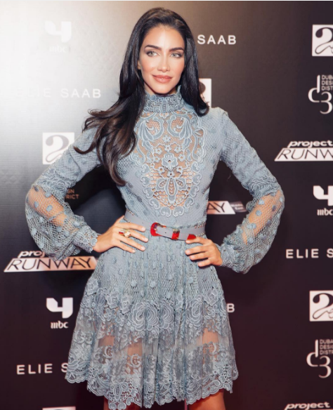 Project Runway ME host Jessica Kahawaty. Source: Intagram/jessicakahawaty